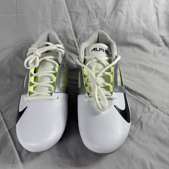 Nike Alpha Menace 4 Pro Football Shoes Mens 9 Cleats White Black New FD7037-100 main image 9